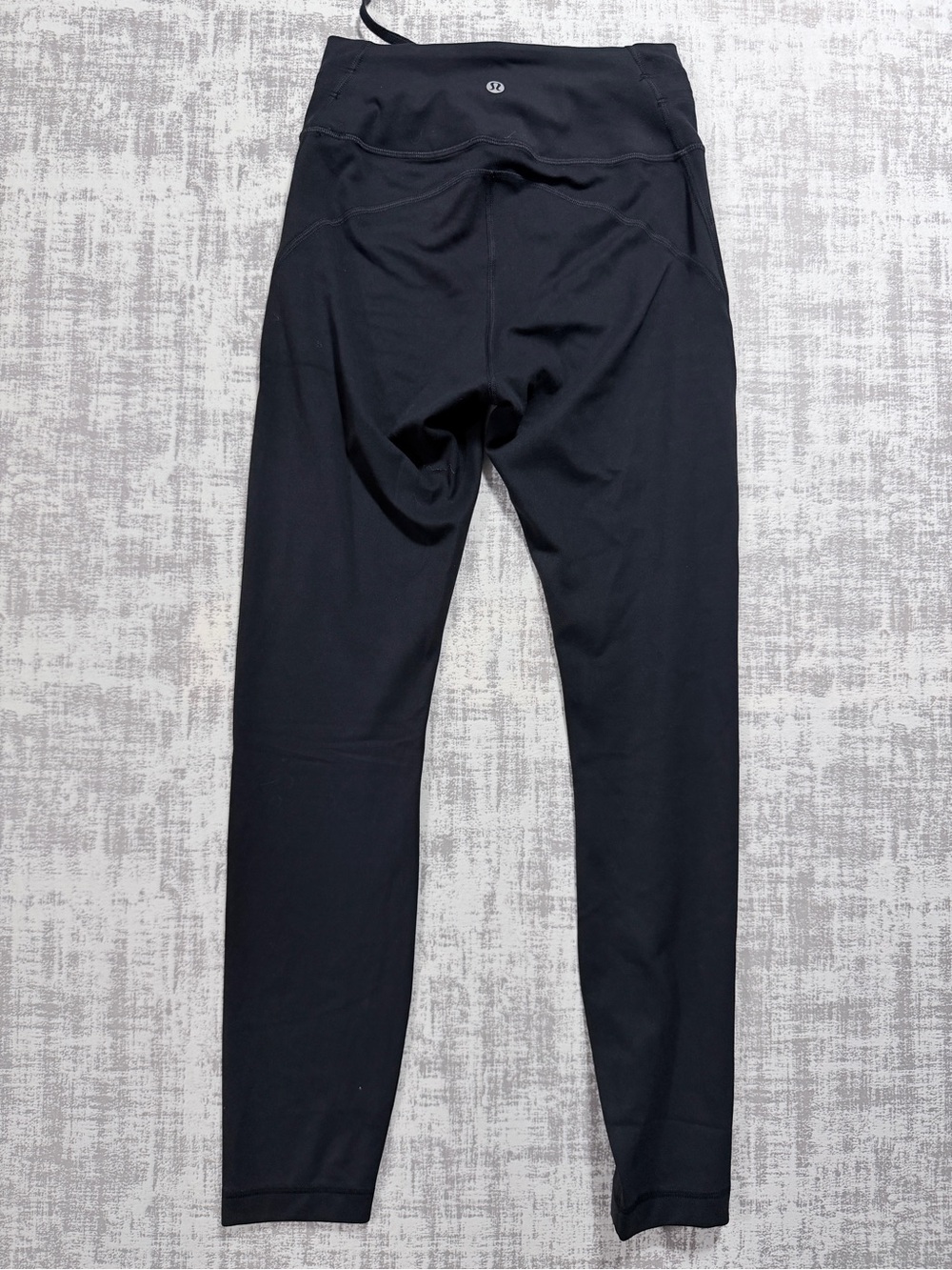 Lululemon Vintage Black Luon Drawstring HRise Leggings Size XS/S